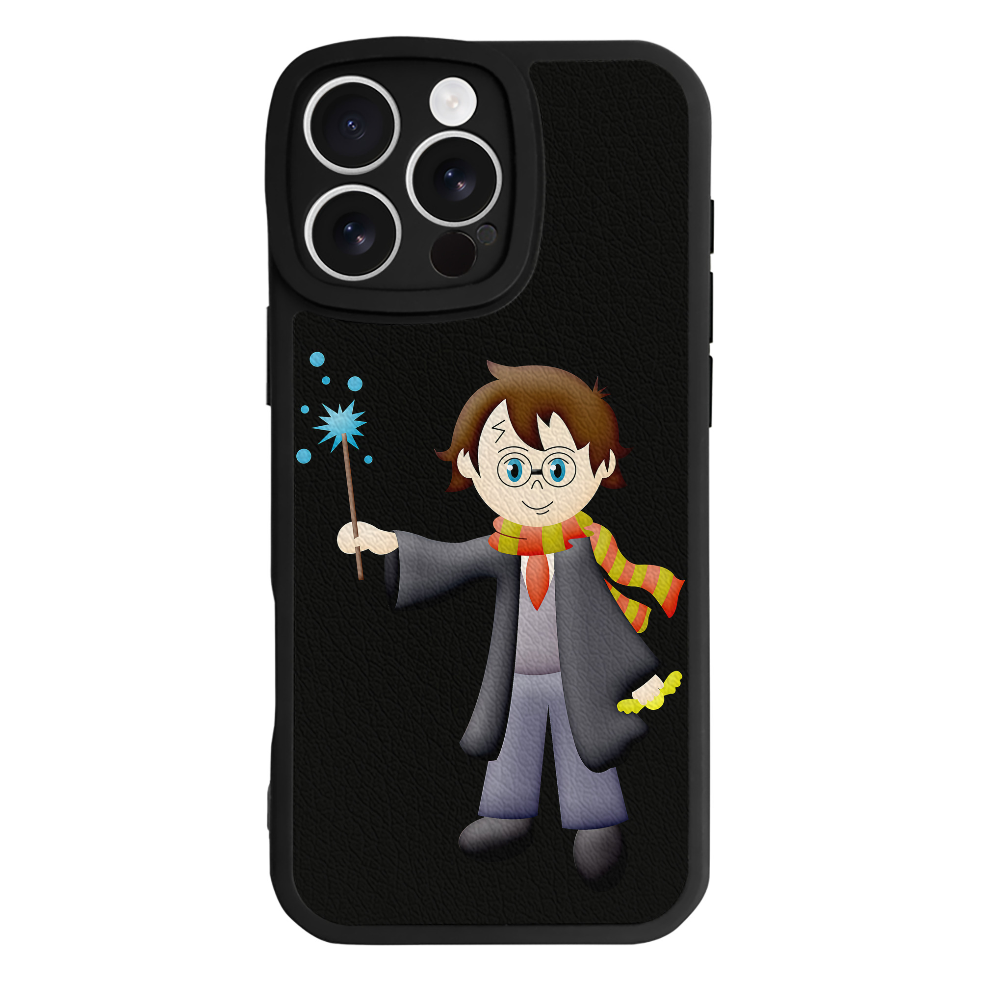 （画像用） Harry Potter ハリー・ポッターシリーズ 【iPhone 16シリーズ対応】シリコンスマホケース（レザー調） 材質：シリコン